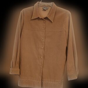 Magic Camel Button-Up Blouse